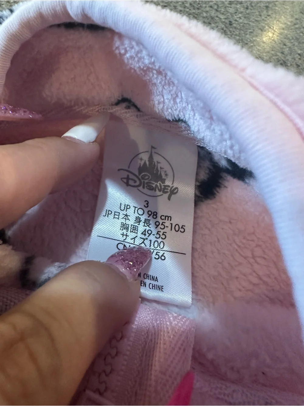 Disney Pink Minnie Fleece Hoodie